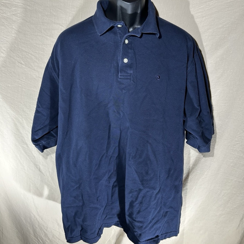 Duck Head Men's Navy Blue Polo Shirt Short Sleeve 100% Cotton Embroidered Logo